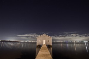landing-stage-sea-sky-night